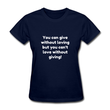 Load image into Gallery viewer, Love to Give - Women&#39;s - navy
