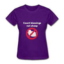 Load image into Gallery viewer, Count Blessings - Women&#39;s - purple

