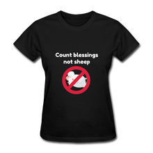 Load image into Gallery viewer, Count Blessings - Women&#39;s - black
