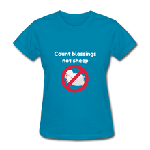 Load image into Gallery viewer, Count Blessings - Women&#39;s - turquoise
