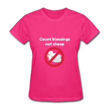 Load image into Gallery viewer, Count Blessings - Women&#39;s - fuchsia
