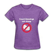 Load image into Gallery viewer, Count Blessings - Women&#39;s - purple heather
