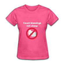 Load image into Gallery viewer, Count Blessings - Women&#39;s - heather pink
