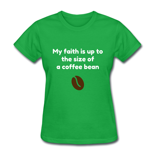 Coffee Bean Faith - Women's - bright green