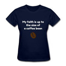 Load image into Gallery viewer, Coffee Bean Faith - Women&#39;s - navy
