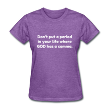 Load image into Gallery viewer, God&#39;s Plan - Women&#39;s - purple heather
