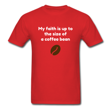 Load image into Gallery viewer, Coffee Bean Faith - Men&#39;s - red

