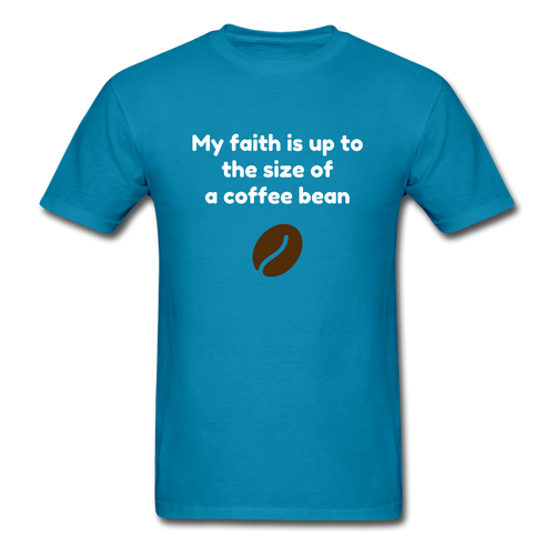 Coffee Bean Faith - Men's - turquoise