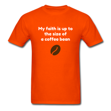 Load image into Gallery viewer, Coffee Bean Faith - Men&#39;s - orange
